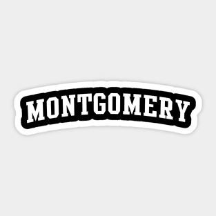 montgomery Sticker